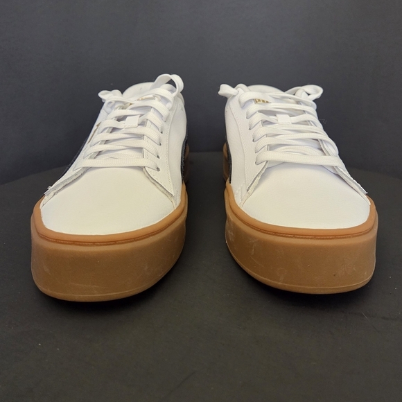 Puma Smash Platform V3 Mono Twist Sneakers White Black Gum Women's Avail 7.5 8.0 - Picture 8 of 11